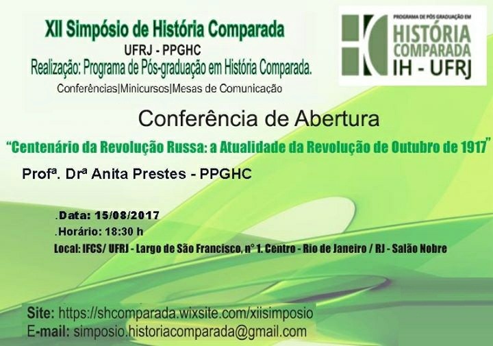 Cartaz Conferência de Abertura XII SIMPOSIO HC 